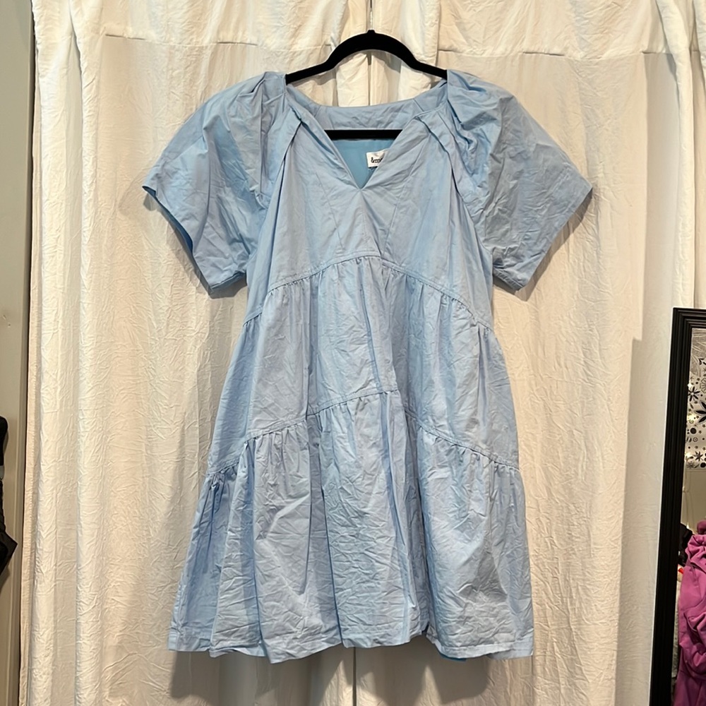 Blue dress